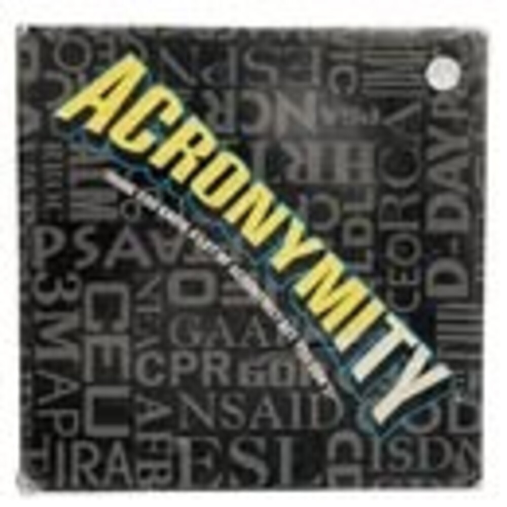 Acronymity Game of Acronyms & Abbreviations Board Game New & Sealed